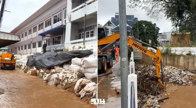 เตือนด่วนแม่สายปัก ‘ธงส้ม’ สั่ง 4 ชุมชนย้ายของหนีน้ำท่วม เตือนด่วนแม่สายปัก ‘ธงส้ม’ สั่ง 4 ชุมชนย้ายของหนีน้ำท่วม