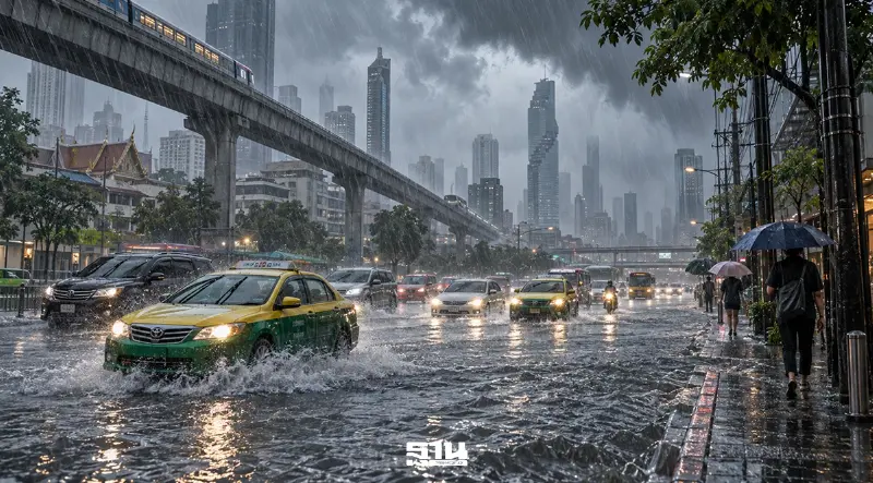 กรมอุตุฯเตือนฉบับ 3 พรุ่งนี้ 23 ก.ย.ฝนถล่ม 34 จว.รวมกทม.ปริมณฑล
