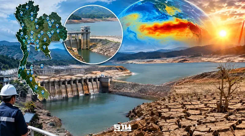เปิดสถานการณ์น้ำ 496 อ่างฯ รับซูเปอร์เอลนีโญ ห่วง 5 เขื่อนต่ำ 30% เปิดสถานการณ์น้ำ 496 อ่างฯ รับซูเปอร์เอลนีโญ ห่วง 5 เขื่อนต่ำ 30%