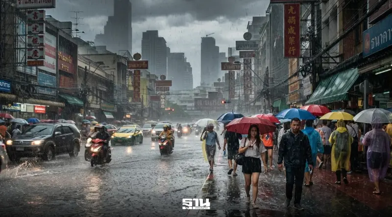 กรมอุตุฯเตือนฉบับ 2 ไทยอ่วม เตรียมรับมือฝนตกหนักถึงหนักมาก ทะเลคลื่นลมแรง
