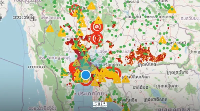 GISTDA เปิดภาพถ่ายดาวเทียม พื้นที่เสี่ยงสูงน้ำท่วมขัง 25 ก.ย.69