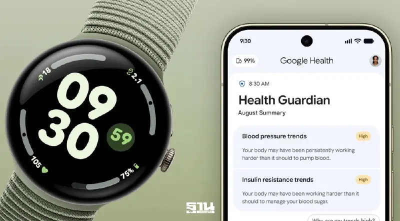 Google เปิด Health Guardian บน Pixel Watch ติดตามแนวโน้มสุขภาพผ่านแอป