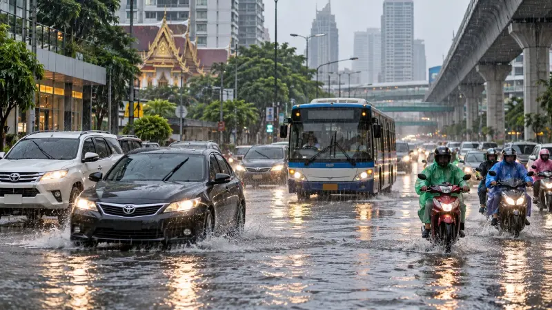 กรมอุตุนิยมวิทยา พยากรณ์อากาศวันนี้ -3 ต.ค.69 ไทยเริ่มมีฝนลดลง แต่ภาคเหนือและกลางยังต้องรับมือฝนตกหนักบางแห่ง พื้นที่เสี่ยงระวังน้ำท่วมฉับพลัน