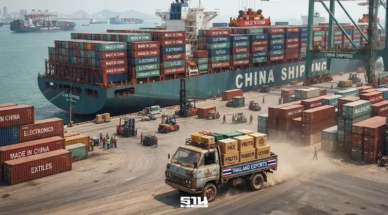จับตาไทยขาดดุลการค้าจีนปี 69 พุ่ง 2.6 ล้านล้าน นำเข้าพุ่ง-ส่งออกโตต่ำ จับตาไทยขาดดุลการค้าจีนปี 69 พุ่ง 2.6 ล้านล้าน นำเข้าพุ่ง-ส่งออกโตต่ำ