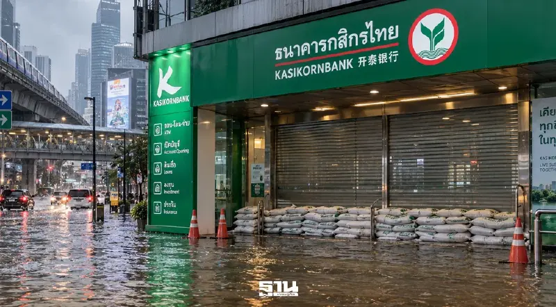 กสิกรไทยปิดชั่วคราว 25 จุด ปรับเวลาเปิดอีก 5 สาขา วันที่ 27 ก.ย. 69 เช็กที่นี่