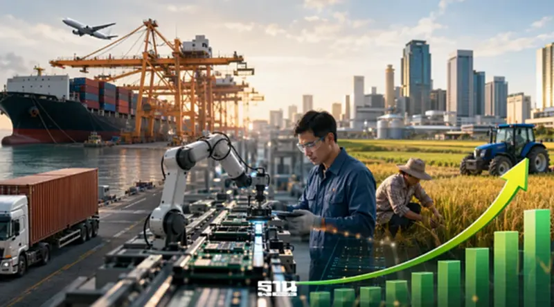 ม.หอการค้า ปรับเป้า GDP ปี 69 โต 2.5% รับแรงหนุนลงทุน AI - ส่งออกพุ่ง ม.หอการค้า ปรับเป้า GDP ปี 69 โต 2.5% รับแรงหนุนลงทุน AI - ส่งออกพุ่ง