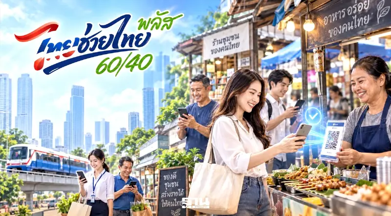 ไทยช่วยไทย พลัส ยอดใช้จ่าย 1.61 แสนล้าน คลังชง ครม.ขยายต่อ 22 ก.ย. 2569 ไทยช่วยไทย พลัส ยอดใช้จ่าย 1.61 แสนล้าน คลังชง ครม.ขยายต่อ 22 ก.ย. 2569
