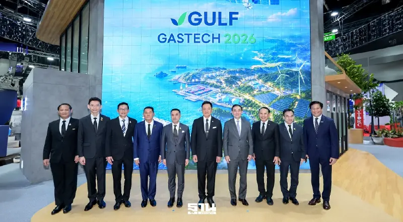 GULF ชูพลังงานมั่นคง สู่ดิจิทัล ดันไทยศูนย์กลาง AI ใน Gastech 2026