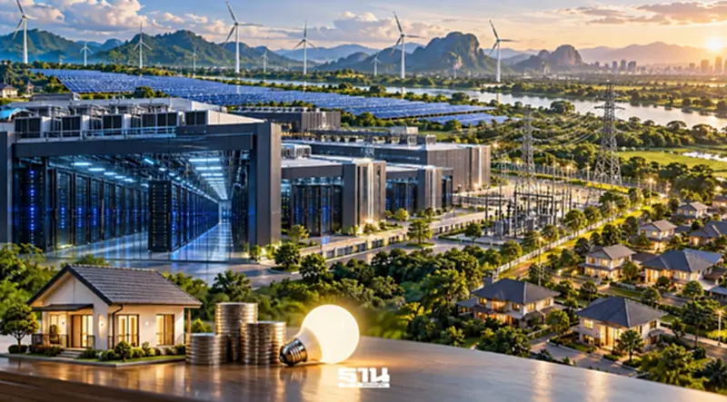 จับตากติกาใหม่ กกพ.รับศึก AI-Data Center ดันไฟสะอาดควบคู่คุมต้นทุนประชาชน จับตากติกาใหม่ กกพ.รับศึก AI-Data Center ดันไฟสะอาดควบคู่คุมต้นทุนประชาชน