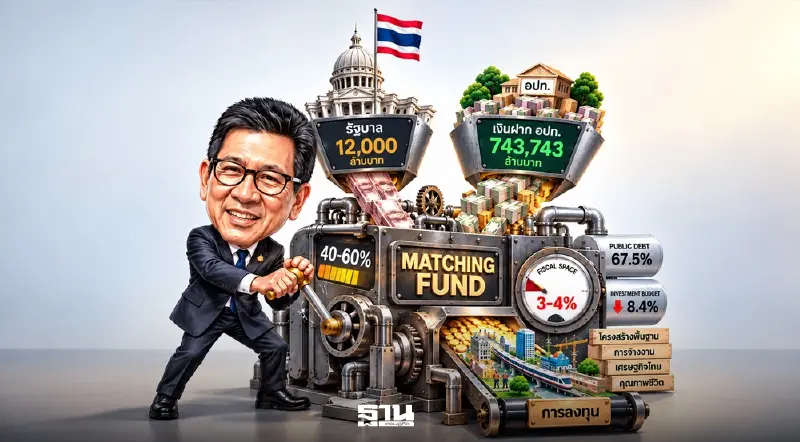คลัง เตรียมตั้ง‘Matching Fund’ 1.2 หมื่นล้าน ดึงเงิน อปท.ร่วมลงทุนพลังงาน