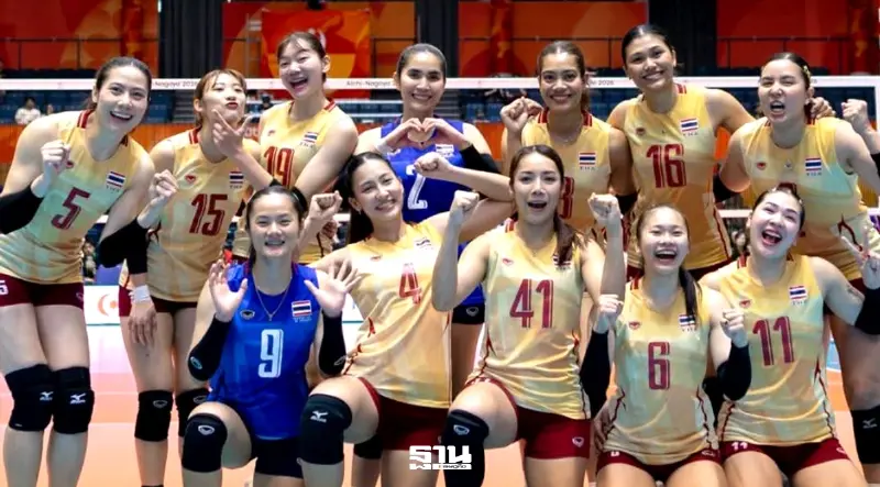 วอลเลย์บอลหญิงไทยทุบอินโดนีเซีย 3 เซตรวด ลิ่วรอบรองฯ เอเชียนเกมส์ 2026
