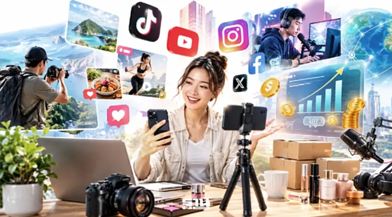 จัดระเบียบ Creator Economy 6.8 หมื่นล้าน คอนเทนต์ครีเอเตอร์ทะลุ 9 ล้านราย จัดระเบียบ Creator Economy 6.8 หมื่นล้าน คอนเทนต์ครีเอเตอร์ทะลุ 9 ล้านราย