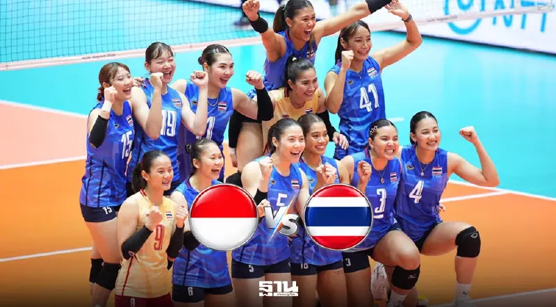 ถ่ายทอดสด วอลเลย์บอลหญิงเอเชียนเกมส์ 2026 "ทีมชาติไทย พบ อินโดนีเซีย" แนะลิงค์ดูฟรีช่อง PPTV HD 36 เวลา 08.00 น.