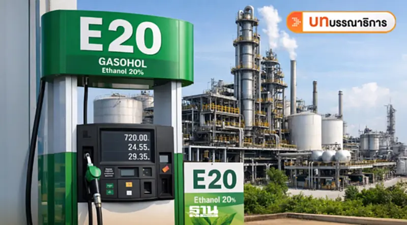ลดภาษี E20-B20 แค่ยาแก้ปวด ถึงเวลาปฏิรูปพลังงานไทย ลดภาษี E20-B20 แค่ยาแก้ปวด ถึงเวลาปฏิรูปพลังงานไทย