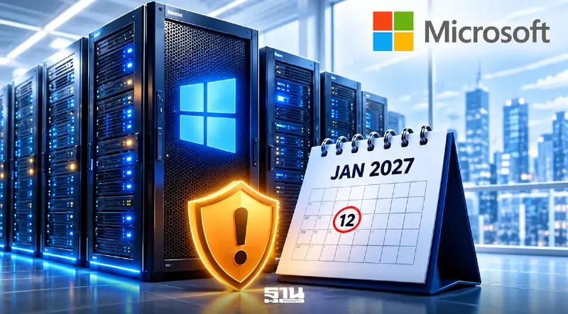 Microsoft เตือน Windows Server 2016 สิ้นสุดการสนับสนุน ม.ค.70