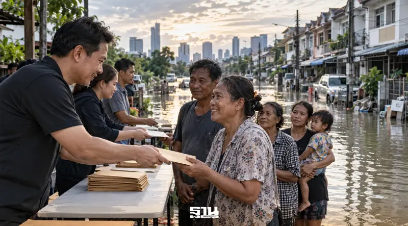 เช็กพื้นที่เยียวยาน้ำท่วม กทม. 38 เขต 118 แขวง ตามประกาศ ปภ.