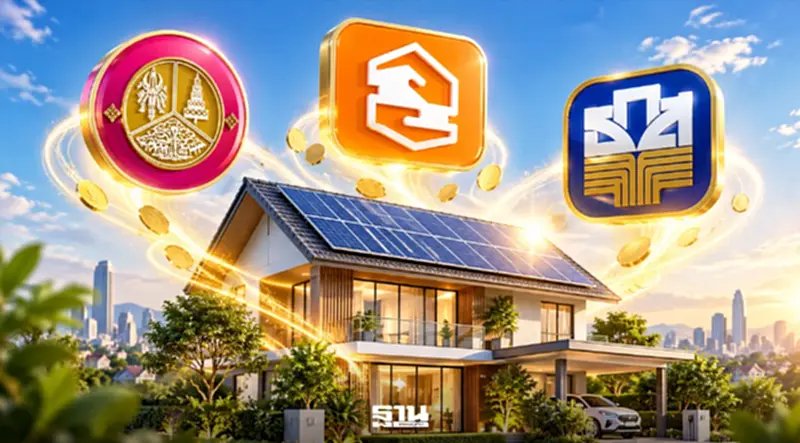 โซลาร์ภาคประชาชน 2569 มัดรวมสินเชื่อ 3 แบงก์รัฐ ออมสิน-ธอส.-ธ.ก.ส.เช็กเงื่อนไข โซลาร์ภาคประชาชน 2569 มัดรวมสินเชื่อ 3 แบงก์รัฐ ออมสิน-ธอส.-ธ.ก.ส.เช็กเงื่อนไข