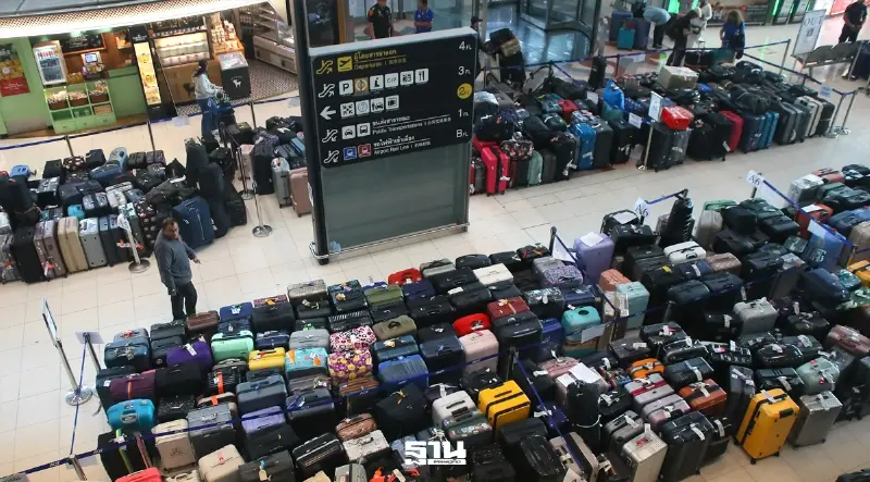 วิกฤตกระเป๋าตกค้างสนามบินสุวรรณภูมิ ลุ้น“การบินไทย”เคลียร์จบวันนี้
