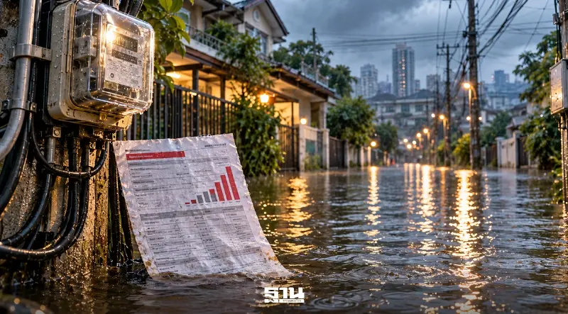 กฟน. ระงับออกบิลค่าไฟสูงผิดปกติ 2.7 หมื่นรายในพื้นที่น้ำท่วม กฟน. ระงับออกบิลค่าไฟสูงผิดปกติ 2.7 หมื่นรายในพื้นที่น้ำท่วม