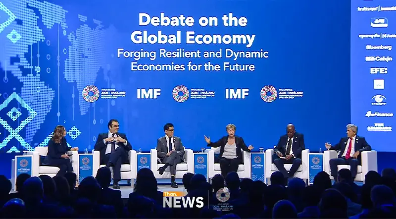 IMF เตือนเศรษฐกิจโลกกันชนถดถอย 'เอกนิติ' ชูไทยแกร่งรับ 4 มรสุม
