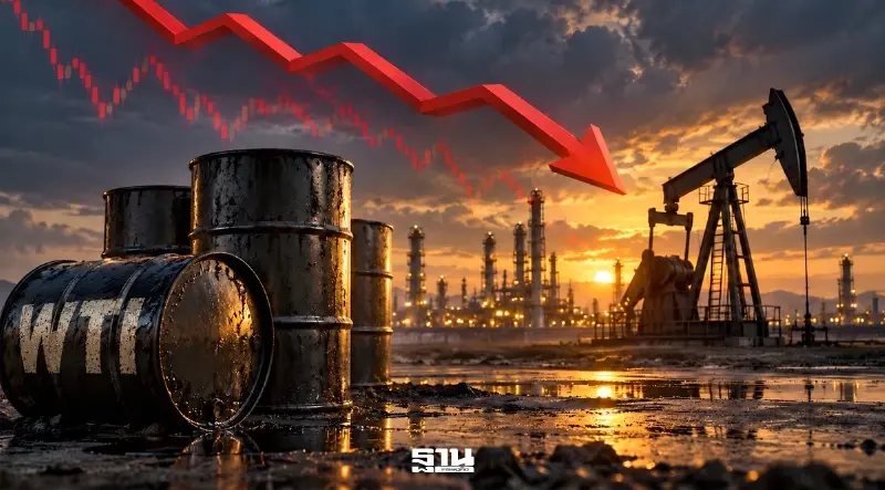 ราคาน้ำมันโลกสะเทือน WTI ร่วง 78 เซนต์ หลังสหรัฐฯ ส่งสัญญาณเจรจาอิหร่าน