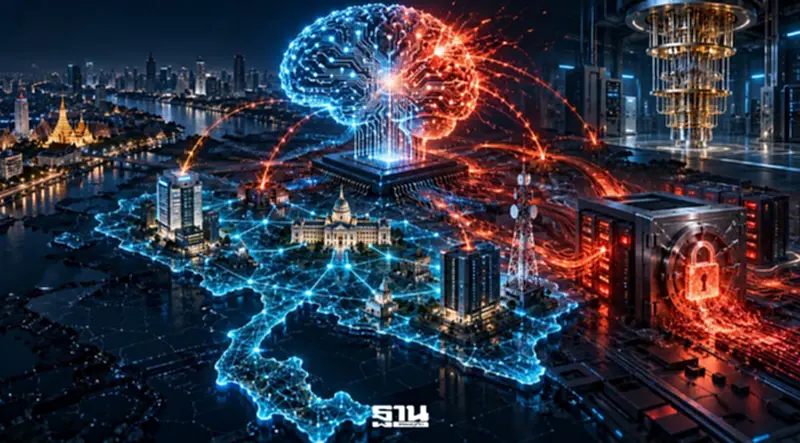 AI ขึ้นแท่นความเสี่ยงไซเบอร์อันดับ 1 ไทย จับตาภัยควอนตัม AI ขึ้นแท่นความเสี่ยงไซเบอร์อันดับ 1 ไทย จับตาภัยควอนตัม