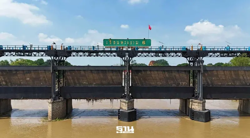กรมชลฯ คุมเข้มระบายน้ำเขื่อนพระราม 6 ลดผลกระทบพื้นที่ท้ายน้ำ