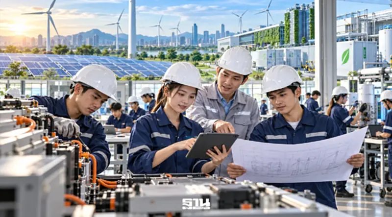 รัฐบาลทุ่ม 972 ล้าน ปั้นแรงงานไทย 3.2 หมื่นคน รองรับอุตฯพลังงานสะอาด รัฐบาลทุ่ม 972 ล้าน ปั้นแรงงานไทย 3.2 หมื่นคน รองรับอุตฯพลังงานสะอาด