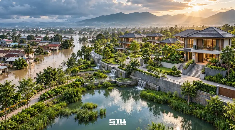 พลิกวิกฤตน้ำท่วม เป็นโอกาสอสังหาฯ ชูบริหารความเสี่ยง จุดขายใหม่