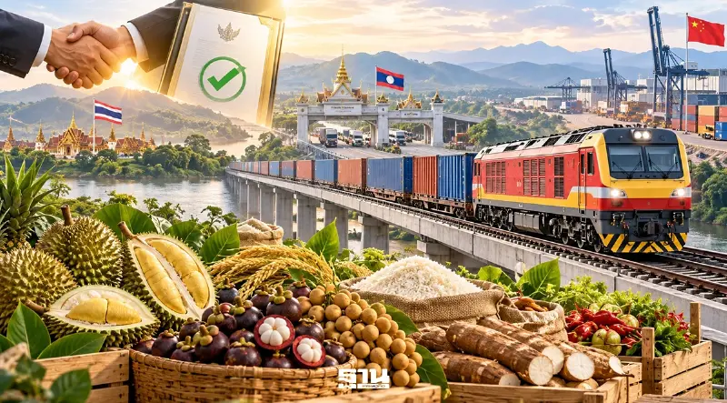 ครม.ไฟเขียวรับเงินหนุนจากจีน 1.66 แสนดอลลาร์ ดันสินค้าเกษตรผ่านรถไฟไทย-ลาว-จีน