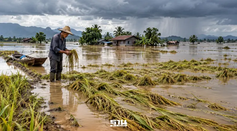น้ำท่วมฉุดภาคเกษตร กระทบแล้ว 1.64 ล้านไร่ ข้าวอ่วมสุด สัตว์ตาย-สูญหาย 3.9 ล้านตัว น้ำท่วมฉุดภาคเกษตร กระทบแล้ว 1.64 ล้านไร่ ข้าวอ่วมสุด สัตว์ตาย-สูญหาย 3.9 ล้านตัว