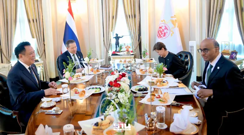 นายอนุทิน ชาญวีรกูล นายกรัฐมนตรี และรมว.มหาดไทย หารือประธานาธิบดีแห่งสาธารณรัฐสิงคโปร์