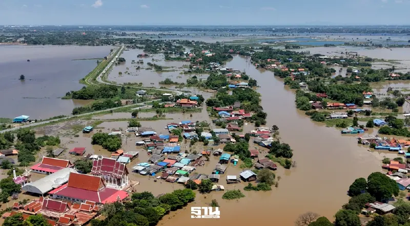 สถานการณ์น้ำวันนี้ 11 ต.ค. 2569 ฝนถล่มใต้-ตะวันตก จับตาน้ำอ่างฯ 96% เร่งระบายน้ำบางปะกง