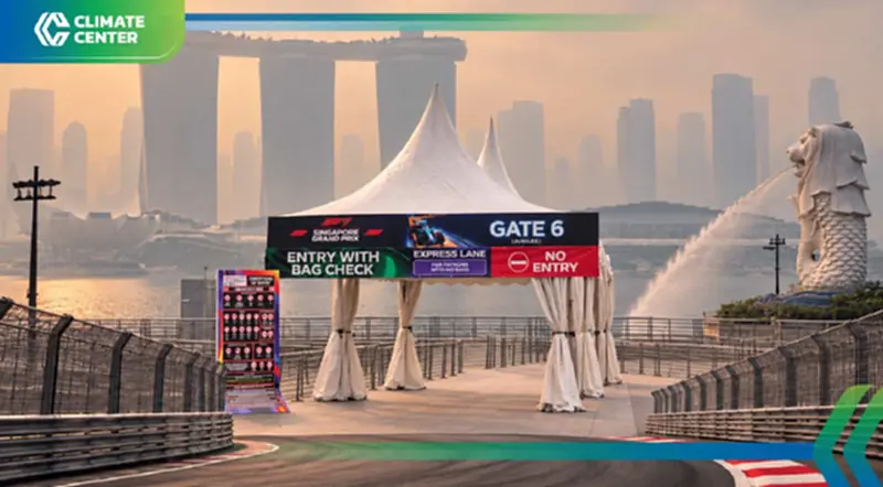 สิงคโปร์เดินหน้าจัดแข่ง F1 ควันไฟป่าอินโดนีเซียปกคลุมเมือง มลพิษพุ่งสูง สิงคโปร์เดินหน้าจัดแข่ง F1 ควันไฟป่าอินโดนีเซียปกคลุมเมือง มลพิษพุ่งสูง