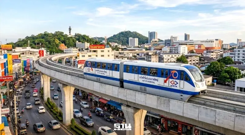 รฟม. เขย่าแผนใหม่ ปลุก "รถไฟฟ้าโมโนเรลหาดใหญ่" 1.6 หมื่นล้าน